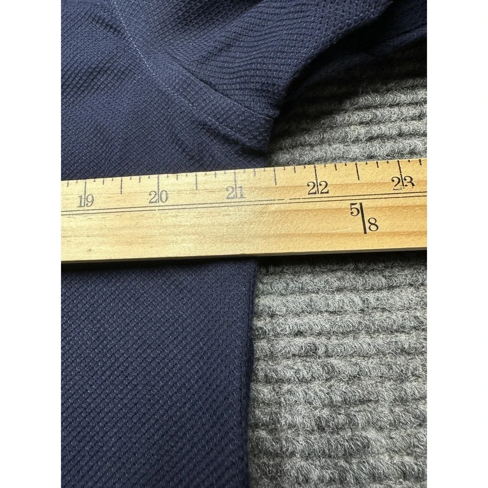 Banana Republic Dress Shirt Mens Large Blue Grant Fit Non Iron Long‎ Sleeve